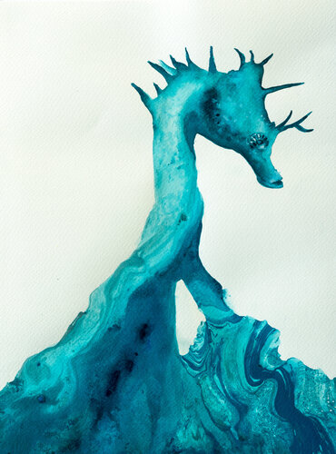 Caballito de mar van Paula Segarra, Schilderij te koop op Singulart