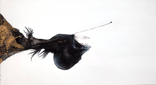 Melanocetus johnsonii di Paula Segarra, Pittura in vendita su Singulart