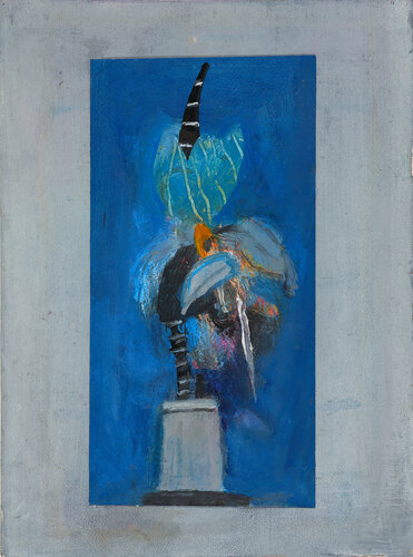 Flowers by a Window 2 van David Armitage, Schilderij te koop op Singulart