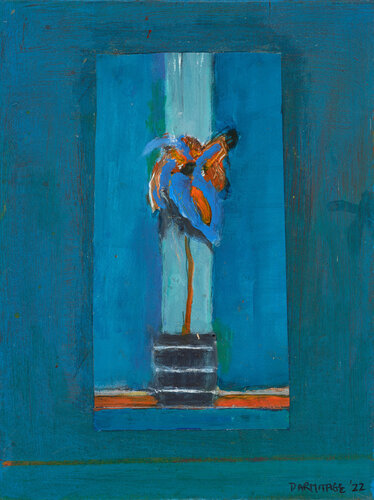 Flowers by a Window 3 by David Armitage, Painting for Sale on Singulart