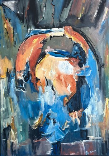 Enigma of Cognition par Olga McNamara Biennale Artist, Peinture en vente sur Singulart