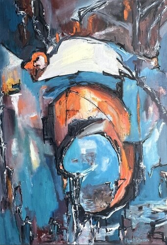 Unveiling the Ephemeral par Olga McNamara Biennale Artist, Peinture en vente sur Singulart