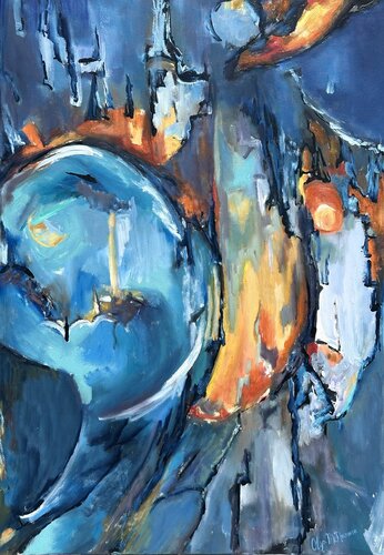 Rapture&Tranquility par Olga McNamara Biennale Artist, Peinture en vente sur Singulart