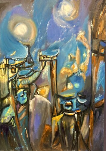 Mystique by Olga McNamara Biennale Artist, 油畫 for Sale on Singulart