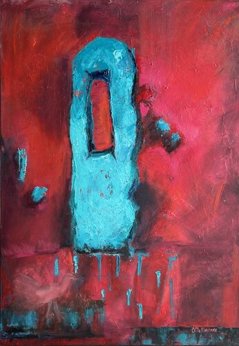 Petra tou Yapani de Olga McNamara Biennale Artist, Pintura a la venta en Singulart