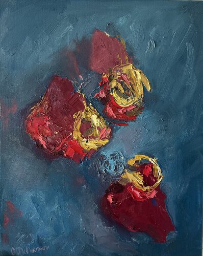 TRIALOGUE di Olga McNamara Biennale Artist, Pittura in vendita su Singulart