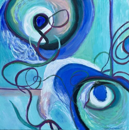 From Stillness von Olga McNamara Biennale Artist, Malerei kaufen auf Singulart