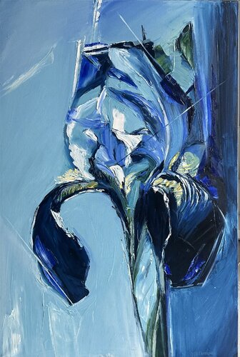 Iris I - Silence van Olga McNamara Biennale Artist, Schilderij te koop op Singulart