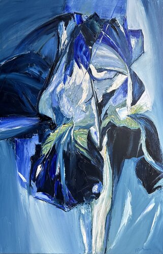 Iris II - Depth van Olga McNamara Biennale Artist, Schilderij te koop op Singulart