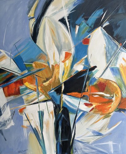 Glass Heart di Olga McNamara Biennale Artist, Pittura in vendita su Singulart