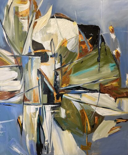 Still Warm par Olga McNamara Biennale Artist, Peinture en vente sur Singulart
