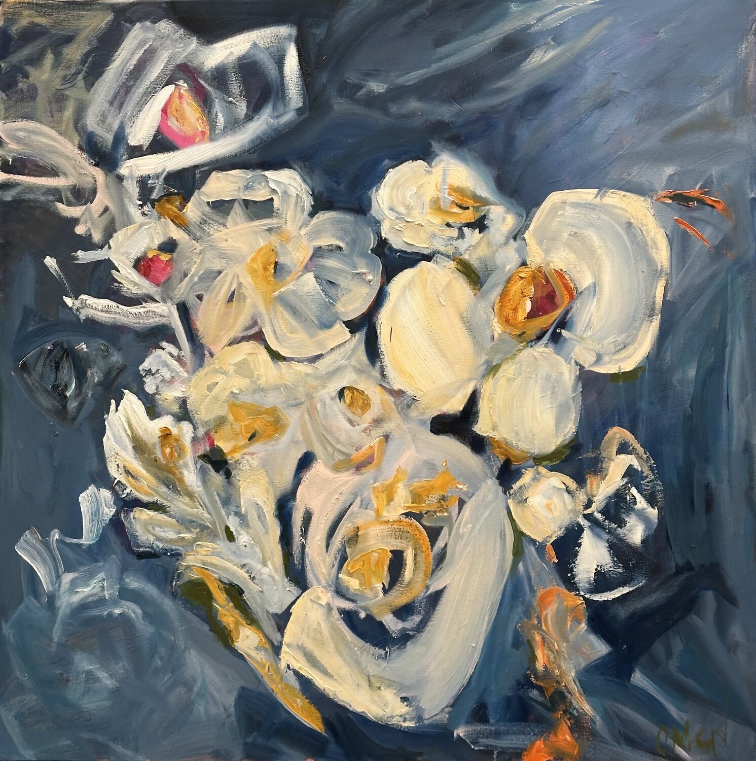 Dancin’ in the dark Olga McNamara Biennale Artist Pintura original en venta