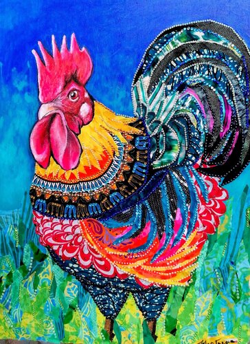 Gallo Cristallo von Mara Montagna, Malerei kaufen auf Singulart