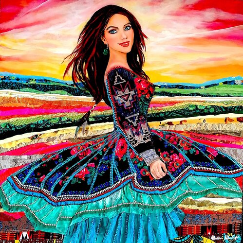 Anima gitana van Mara Montagna, Schilderij te koop op Singulart