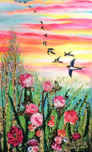 Rondini von Mara Montagna, Malerei kaufen auf Singulart