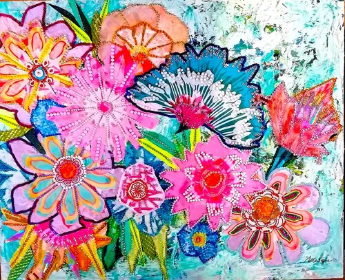 Fiori60 di Mara Montagna, Pittura in vendita su Singulart