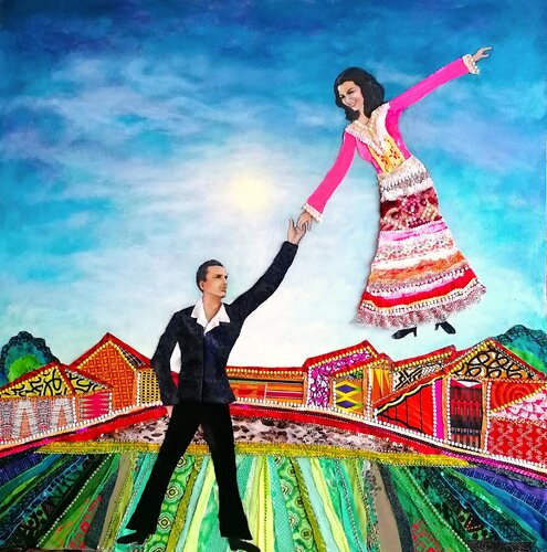 Chagall a Moletolo van Mara Montagna, Schilderij te koop op Singulart