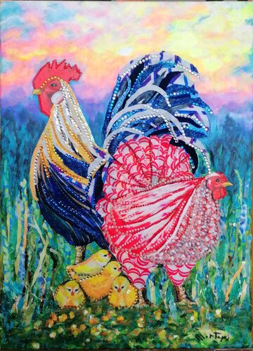 La famiglia Coccodè de Mara Montagna, Pintura a la venta en Singulart