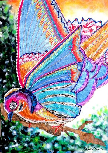 Uccello von Mara Montagna, Malerei kaufen auf Singulart