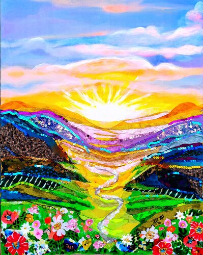 LA DOLCE LUCE DELLA SERA van Mara Montagna, Schilderij te koop op Singulart