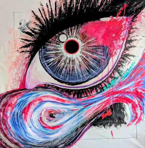 The Watching Flow von Lena Zwetik, Malerei kaufen auf Singulart