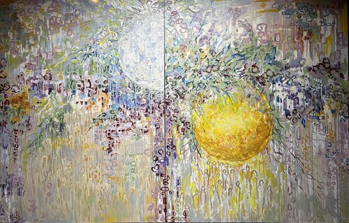 Sole e luna von Majlinda Lopa, Malerei kaufen auf Singulart