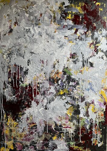 Nascita dell’Invisibile by Majlinda Lopa, Painting for Sale on Singulart