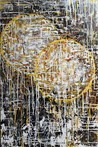 Vibrazioni lunari by Majlinda Lopa, Painting for Sale on Singulart