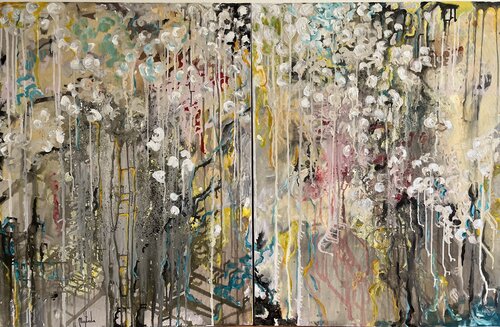 Germogli di vita (2) (dittico) by Majlinda Lopa, Painting for Sale on Singulart