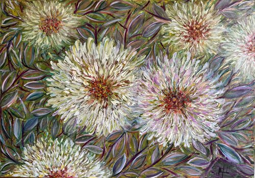 Floreale by Majlinda Lopa, Painting for Sale on Singulart