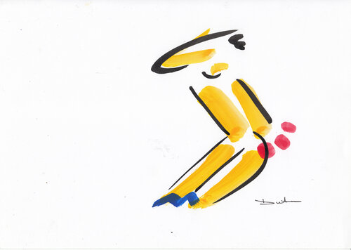 Tanz IV by Dieter Benz, Work on Paper for Sale on Singulart