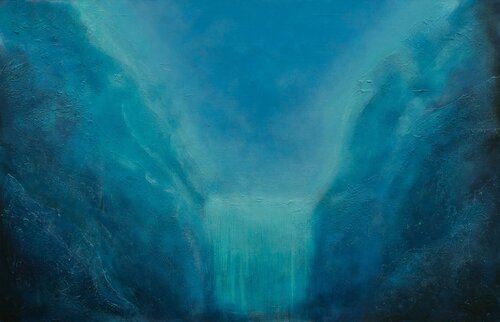 Waterfall di Marta Chudzik, Pittura in vendita su Singulart
