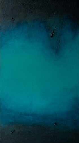 Flowing river di Marta Chudzik, Pittura in vendita su Singulart