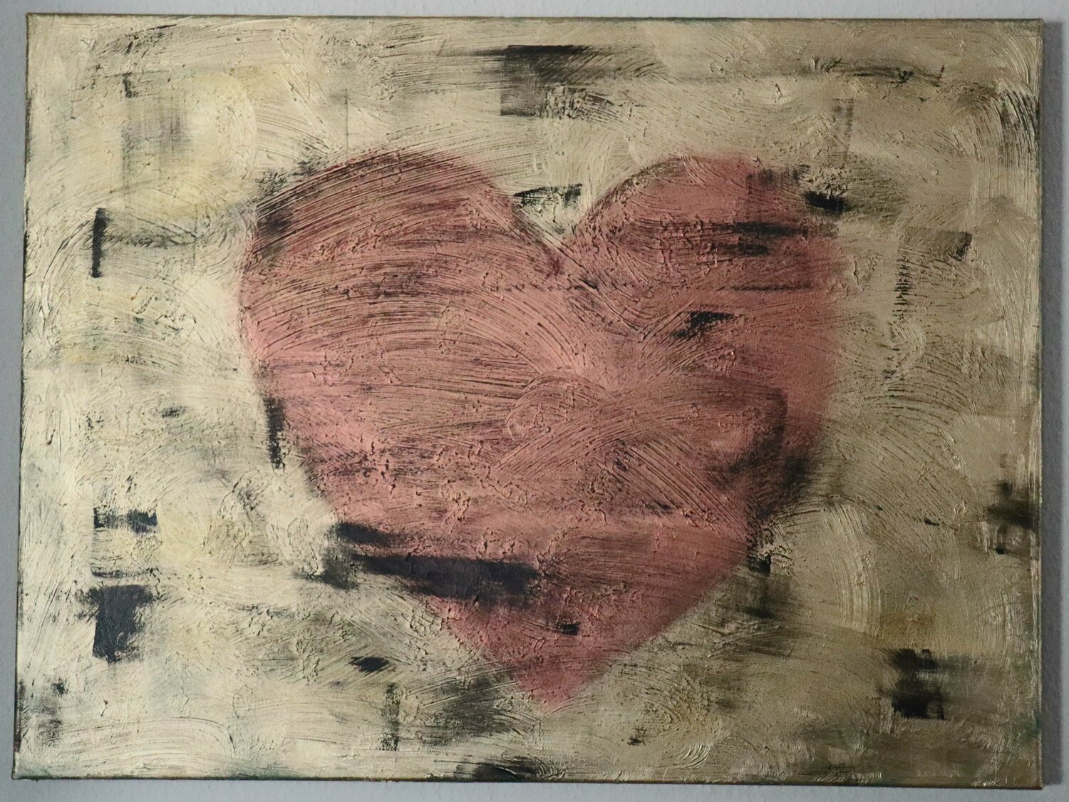 Heart on gold Irmin Bernstaedt Pintura original en venta