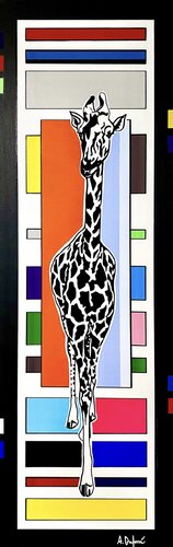 Girafe van Angélique Dufossé, Schilderij te koop op Singulart