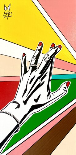 Crossed van Angélique Dufossé, Schilderij te koop op Singulart