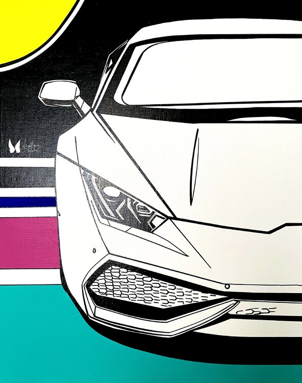 Cache-cache Lamborghini Angélique Dufossé