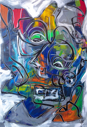 Wässrig van mephci - Matthias Egger, Schilderij te koop op Singulart