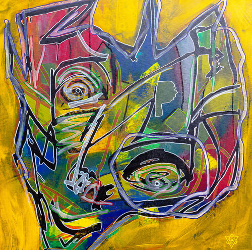 Situation di mephci - Matthias Egger, Pittura in vendita su Singulart