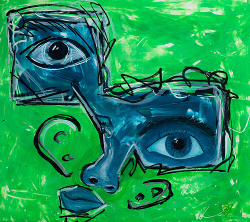 Wollen van mephci - Matthias Egger, Schilderij te koop op Singulart