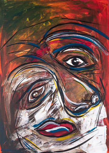Geräusche van mephci - Matthias Egger, Schilderij te koop op Singulart