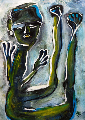 Beine van mephci - Matthias Egger, Schilderij te koop op Singulart