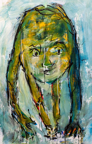 Kopf by mephci - Matthias Egger, Painting for Sale on Singulart