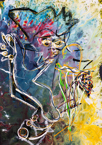 Regenschirm 6 by mephci - Matthias Egger, Painting for Sale on Singulart