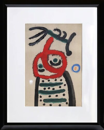 Cartones 22: Femme et Oiseau, 1965 di Joan Miró, Opera su carta in vendita su Singulart