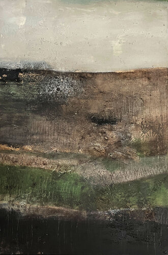 Über und unter der Erde by Cornelia Hauch, 油畫 for Sale on Singulart