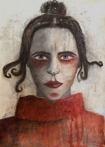 Die kleine Lilybeth di Cornelia Hauch, Pittura in vendita su Singulart