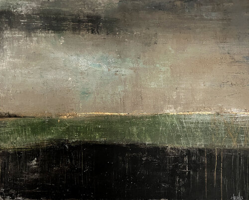 Über Wiesen und Felder by Cornelia Hauch, 油畫 for Sale on Singulart