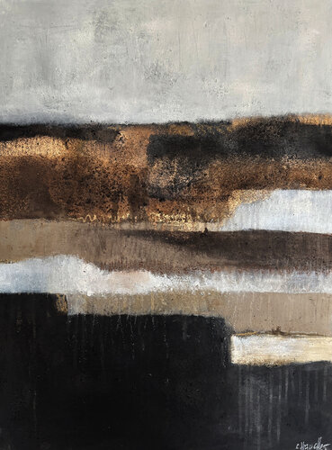 Erdzeit - Wenn  Farben Geschichten erzählen di Cornelia Hauch, Pittura in vendita su Singulart