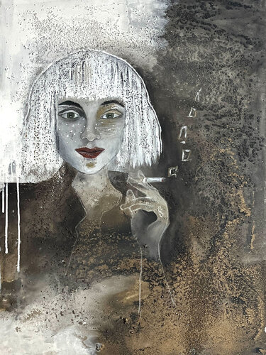 Die Tagträumerin di Cornelia Hauch, Pittura in vendita su Singulart